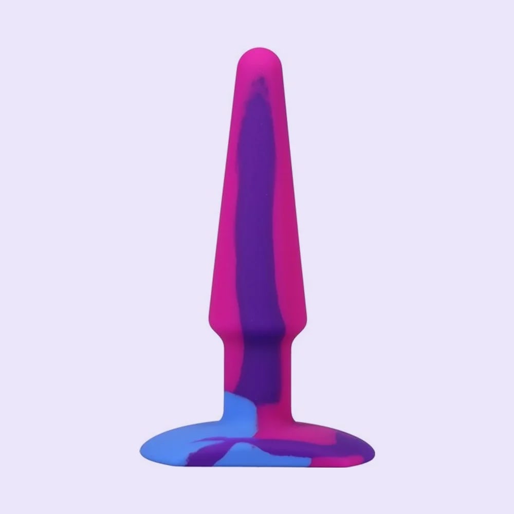 A-Play Groovy Silicone 5" Anal Plug [Berry]