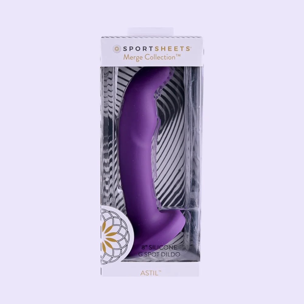Astil 8" Silicone G-Spot Dildo