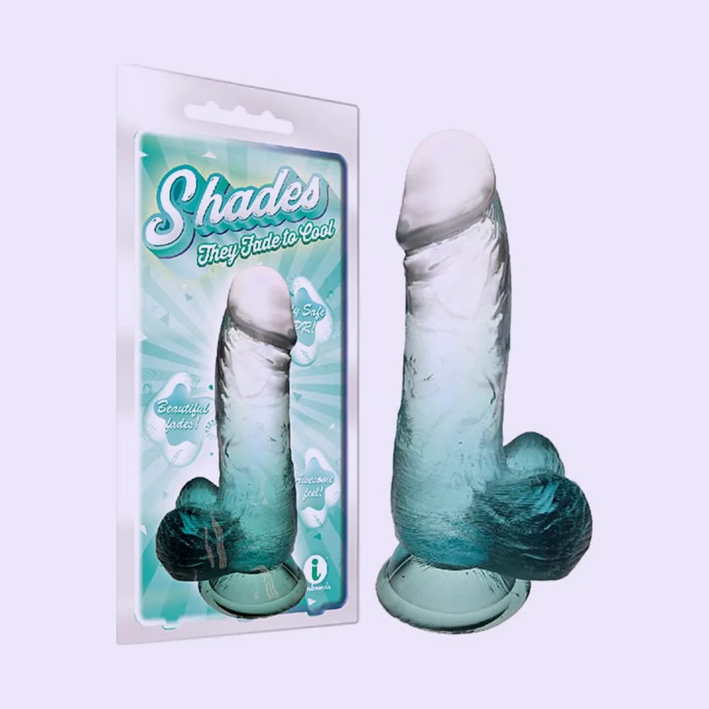 Shades 6'' Jelly TPR Dong Emerald