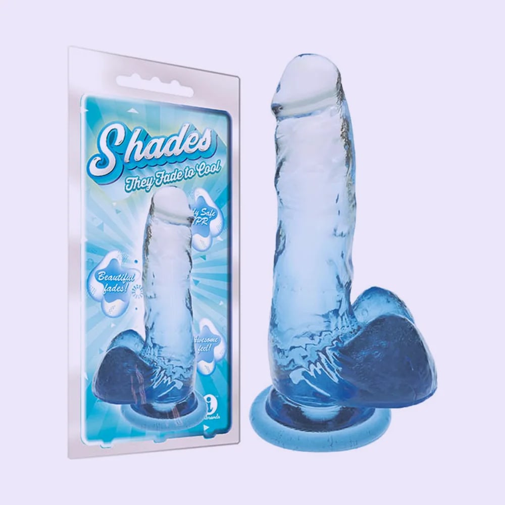 Shades 7'' Jelly TPR Dong Blue
