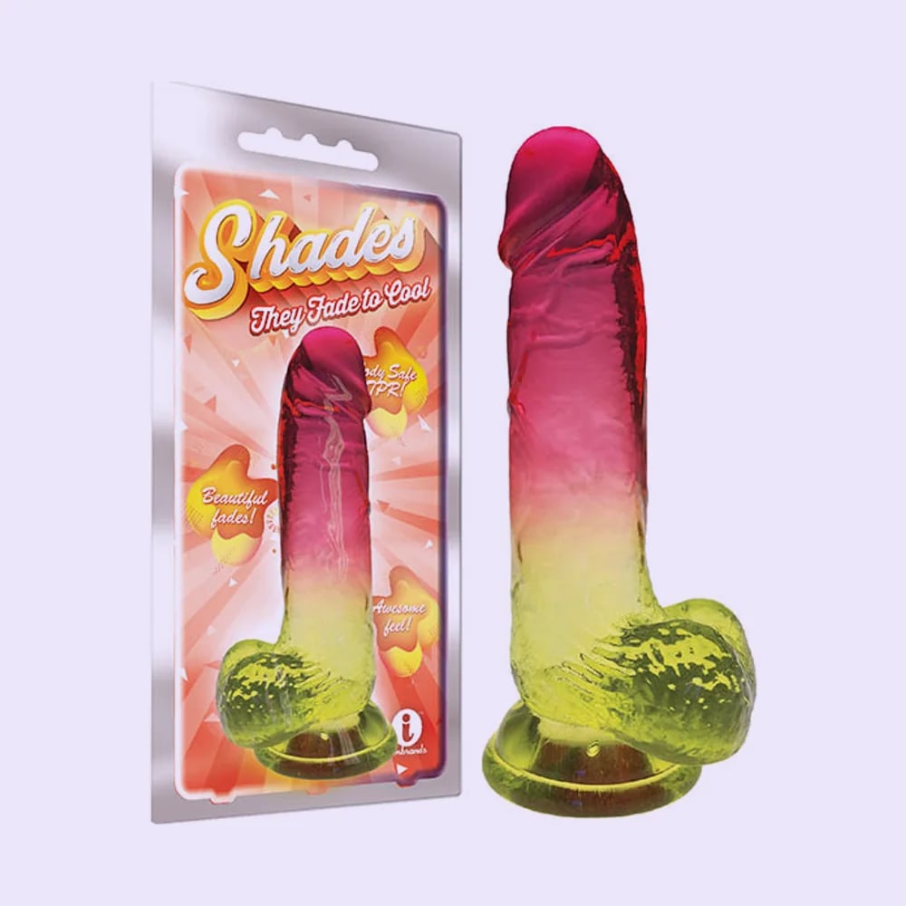 Shades 8'' Jelly TPR Dong Pink