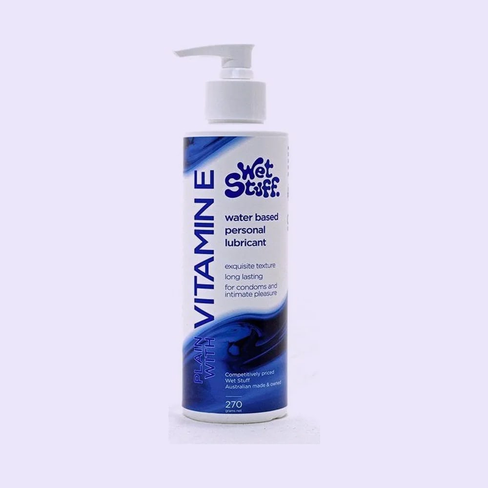 Wet Stuff Plain Lubricant With Vitamin E (270g)
