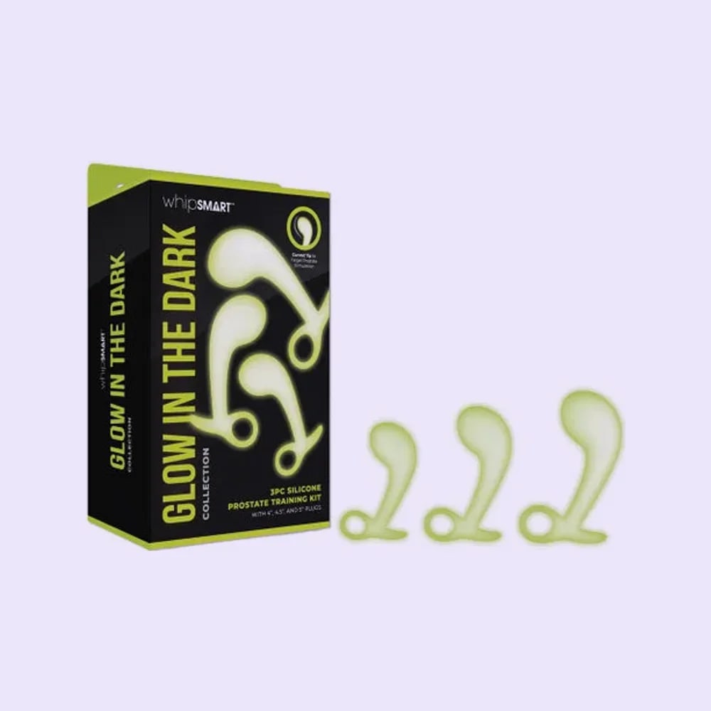 Whipsmart Glow In The Dark 3pc Prostate Training Kit